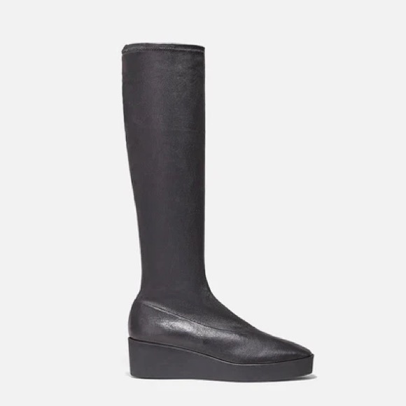 Clergerie Paris Loane Black Tall Boot 8 38 - Picture 3 of 8